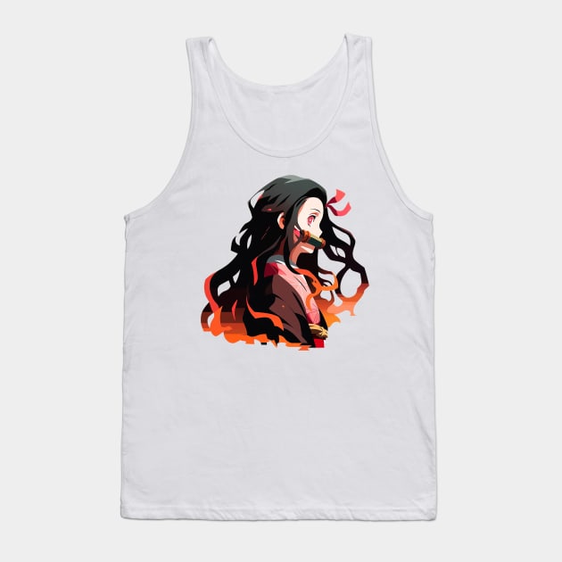 nezuko Tank Top by skatermoment